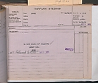 Tiffany Studios Lamp Department Ledger Book, Tiffany Studios (1902–32), pencil and ink on paper, American