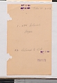 Tiffany Studios Lamp Department Ledger Book, Tiffany Studios (1902–32), pencil and ink on paper, American