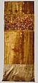 Portiere, Candace Wheeler (American, Delhi, New York 1827–1923 New York), Front: Silk velvet, and silk appliquéd and embroidered with silk and wool
Back: Silk damask, American