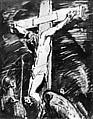 The Crucifixion, Boardman Robinson  American, born Canada, Brush and ink on paper, American