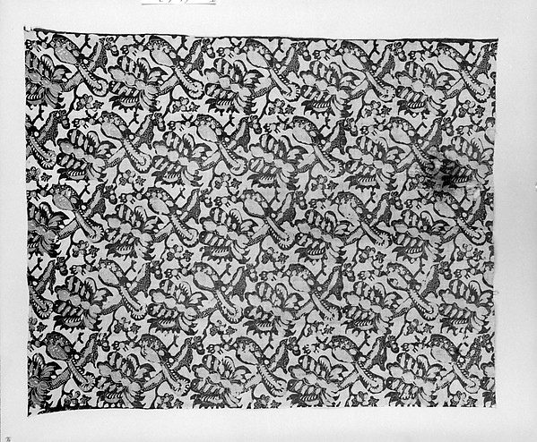 Panel, blue-resist textile