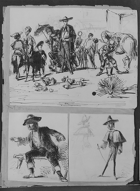 Man with Walking Stick (from Sketchbook)