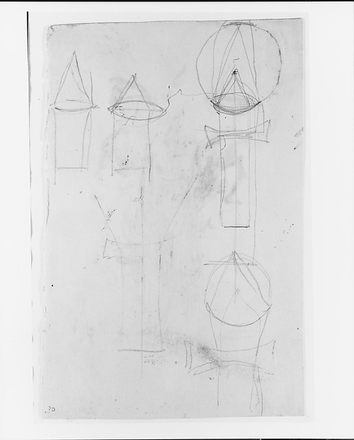 Architectual (?) Sketches (from Sketchbook) by James McNeill Whistler, The Metropolitan Museum of Art