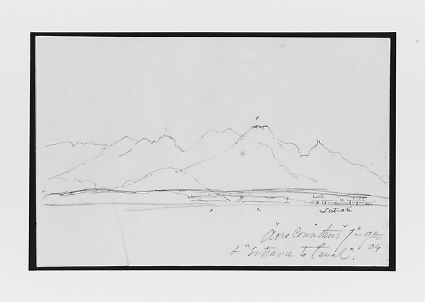 Entrance to Canal (from Sketchbook)