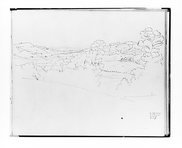 Panoramic Landscape (from Sketchbook)