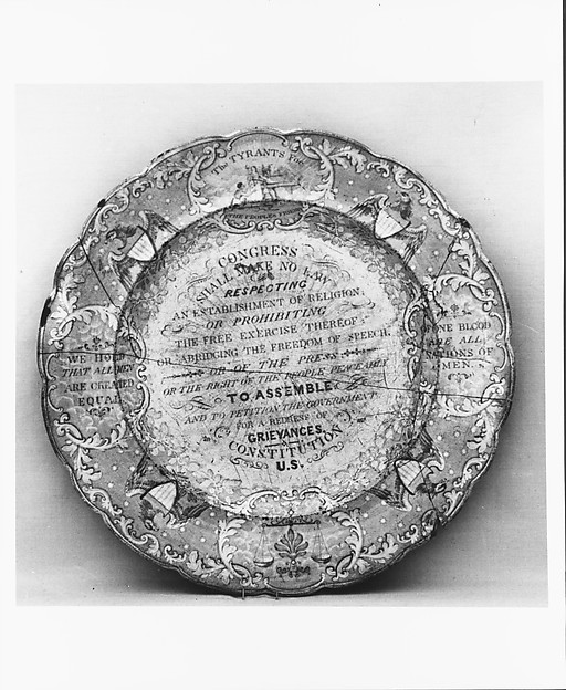 Plate by an unrecorded maker, The Metropolitan Museum of Art
