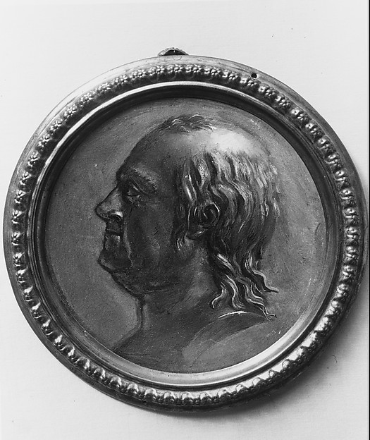 Plaque Portrait of Benjamin Franklin