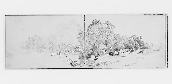 Distant Landscape with Encampment (from Sketchbook X)