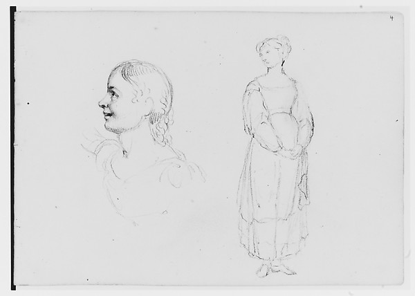 Bust and Full Length Figure (from Sketchbook)