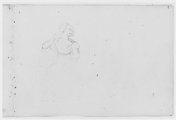 Seated Female Figure (from Sketchbook)