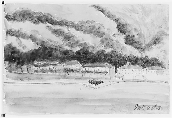 Mount Athos, 1904 (from Sketchbook) by Mary Newbold Sargent, The Metropolitan Museum of Art