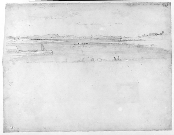 Sketch for "Approaching Thunder Storm" by Martin Johnson Heade