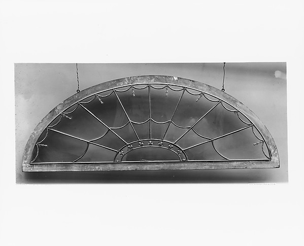 Fanlight from Craig House, Baltimore, Maryland by an unrecorded maker, The Metropolitan Museum of Art