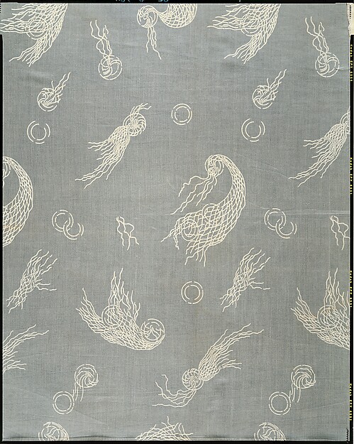 Nets-and-bubbles textile