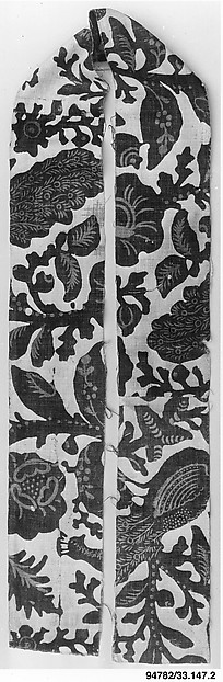 Piece, blue-resist textile by an unrecorded maker, The Metropolitan Museum of Art