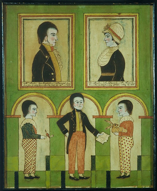 The Abraham Pixler Family by an unrecorded maker, The Metropolitan Museum of Art