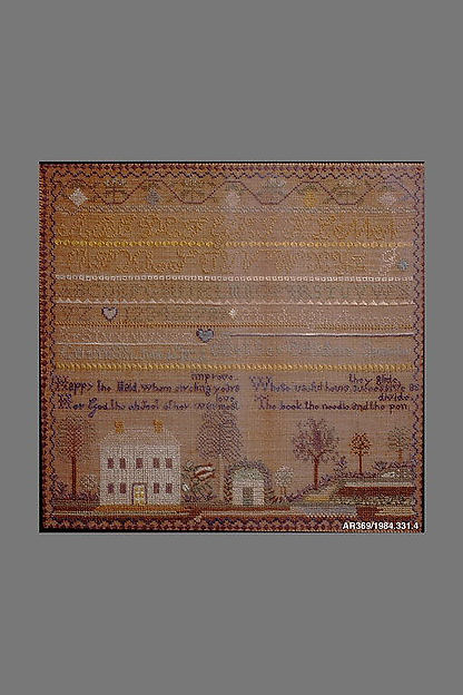 Embroidered Sampler by Betsey Alden, The Metropolitan Museum of Art