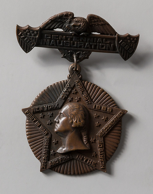 Centennial of Washington's Inauguration as President by an unrecorded maker, The Metropolitan Museum of Art