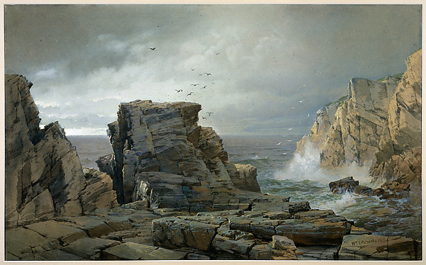A Rocky Coast by William Trost Richards, The Metropolitan Museum of Art