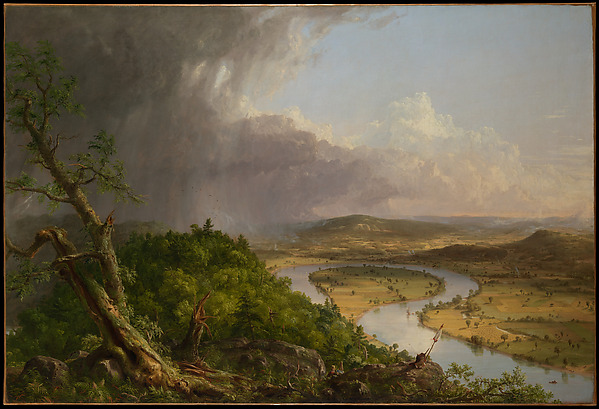 Thomas Cole, The Oxbow, 1836 — the American landscape John Ellis settled into