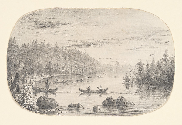 Indians Returning from the Hunt (from McGuire Scrapbook)