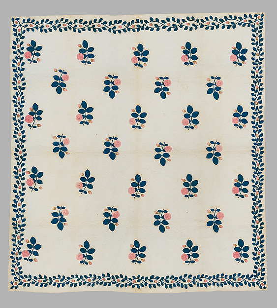 Quilt, appliqued by an unrecorded maker, The Metropolitan Museum of Art