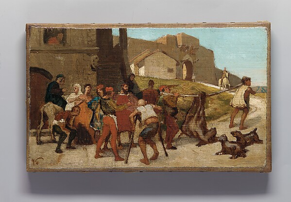 The Fable of the Miller, His Son, and the Donkey No. 6 by Elihu Vedder, The Metropolitan Museum of Art