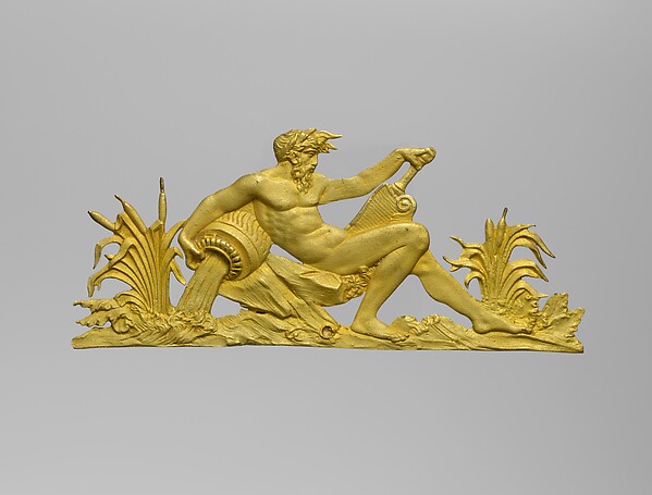 River God Appliqué by Henry Kellam Hancock, The Metropolitan Museum of Art