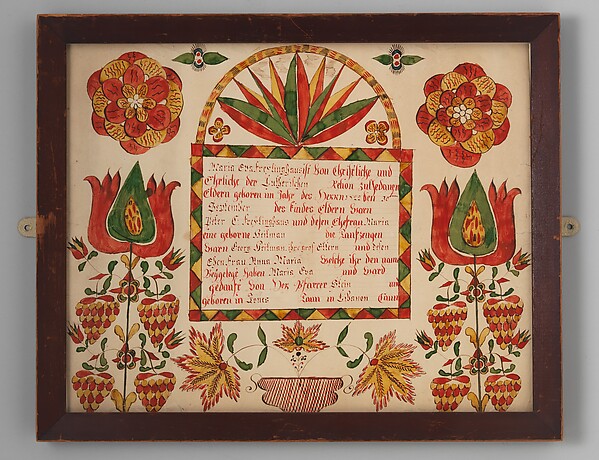 Birth and Baptismal Certificate