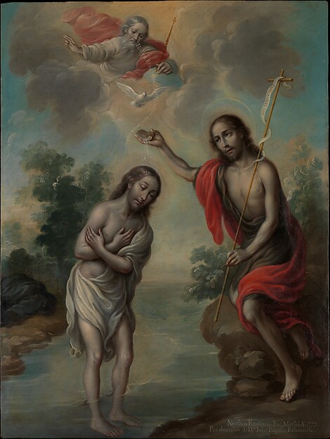 The Baptism of Christ by Nicolás Enríquez