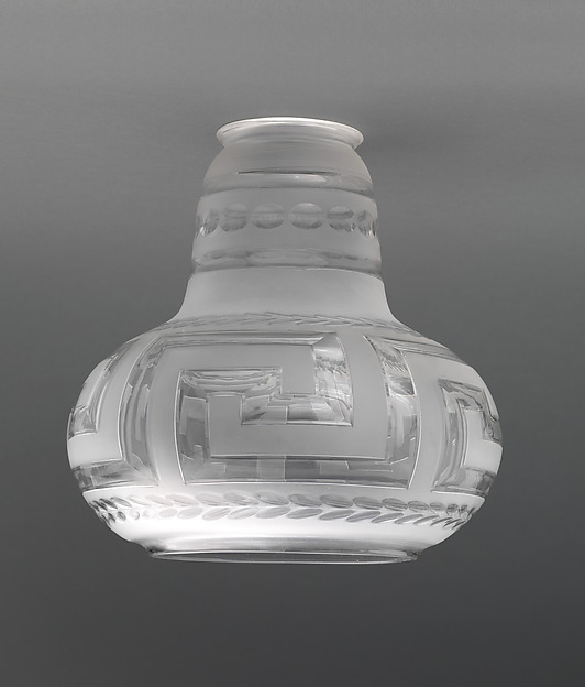Cut glass shade by New England Glass Company, The Metropolitan Museum of Art