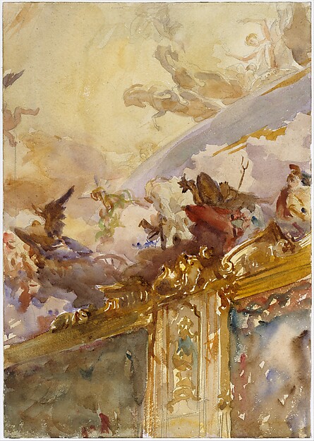 Tiepolo Ceiling, Milan by John Singer Sargent, The Metropolitan Museum of Art