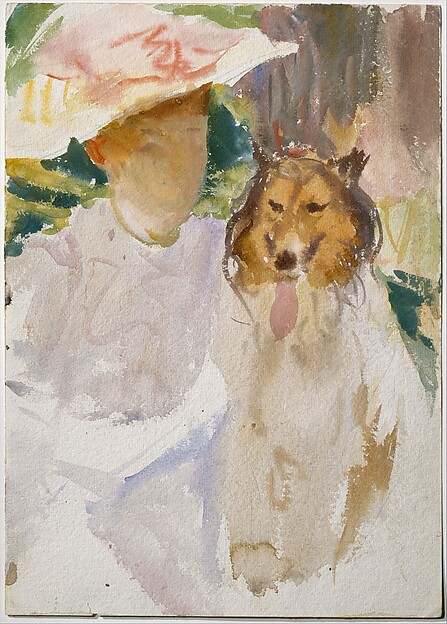 Woman with Collie by John Singer Sargent, The Metropolitan Museum of Art