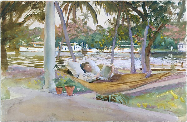 Figure in Hammock, Florida by John Singer Sargent, The Metropolitan Museum of Art