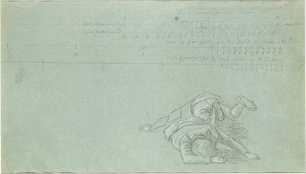 Study for "The Death of Major Peirson": Two Dead Figures by John Singleton Copley, The Metropolitan Museum of Art