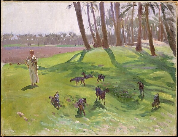 Landscape with Goatherd by John Singer Sargent, The Metropolitan Museum of Art