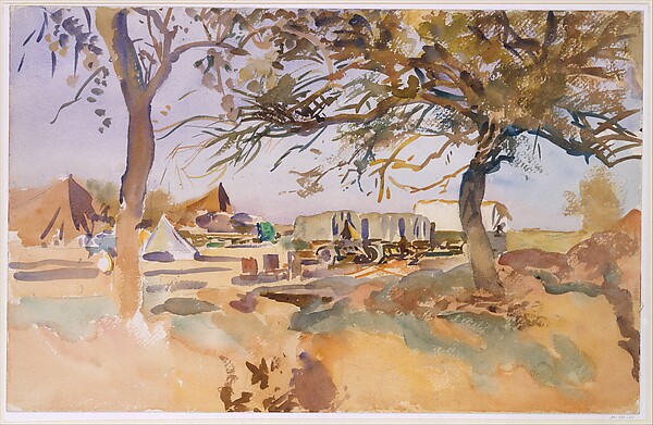 Military Camp by John Singer Sargent, The Metropolitan Museum of Art