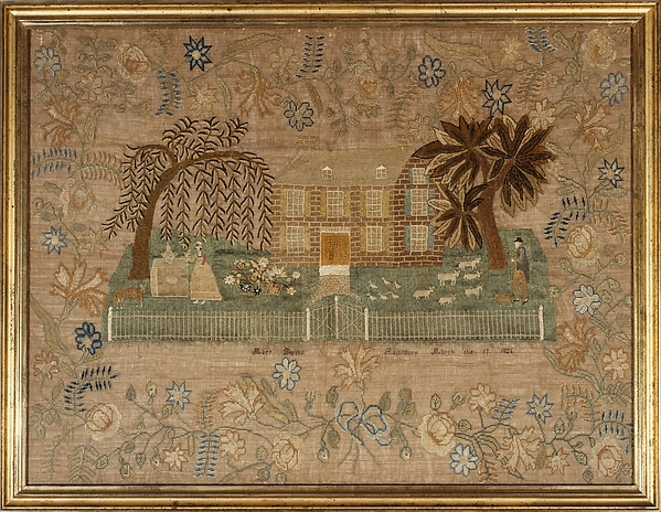 Sampler by Mary Davis, The Metropolitan Museum of Art