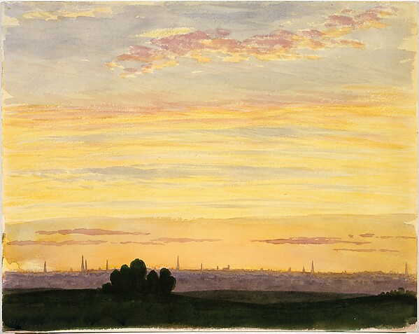 City and Sunset by Henry Farrer, The Metropolitan Museum of Art