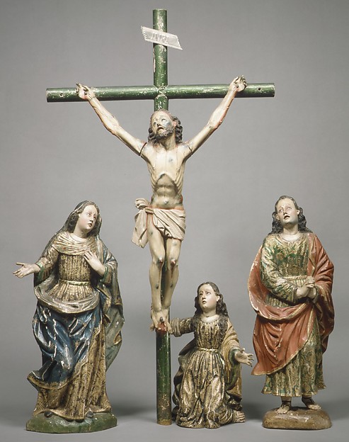 Christ crucified (from a Calvary group) by an unrecorded maker, The Metropolitan Museum of Art