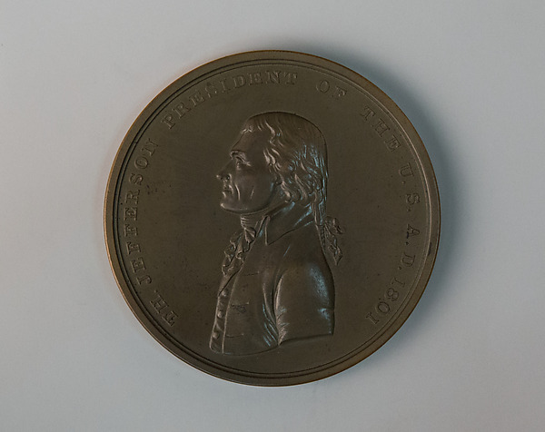 Inauguration Medal of Thomas Jefferson, Third President of the United States, 1801