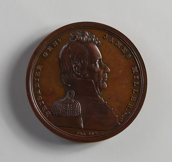 Medal of Brigadier General James Miller by Moritz Fürst, The Metropolitan Museum of Art