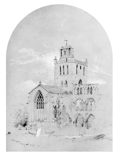 Jedburgh Abbey (from Cropsey Album)
