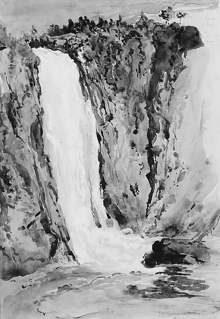 Montmorency Falls, Canada by John Mackie Falconer, The Metropolitan Museum of Art