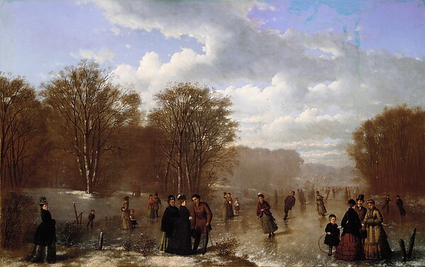 Skating on the Wissahickon by Johan Mengels Culverhouse, The Metropolitan Museum of Art