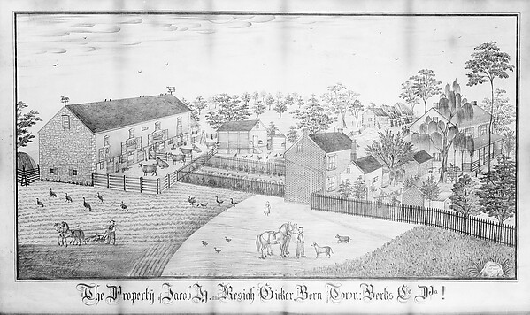 The Property of Jacob H. and Kesiah Gicker, Bern Town, Berks County, Pennsylvania