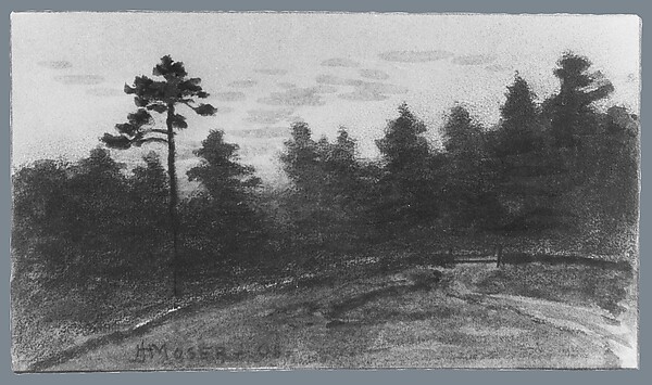 Landscape (from McGuire Scrapbook) by James Henry Moser, The Metropolitan Museum of Art