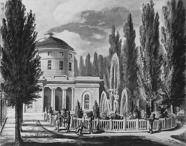 Centre Square and the Marble Water Works, Philadelphia by Pavel Petrovich Svinin, The Metropolitan Museum of Art