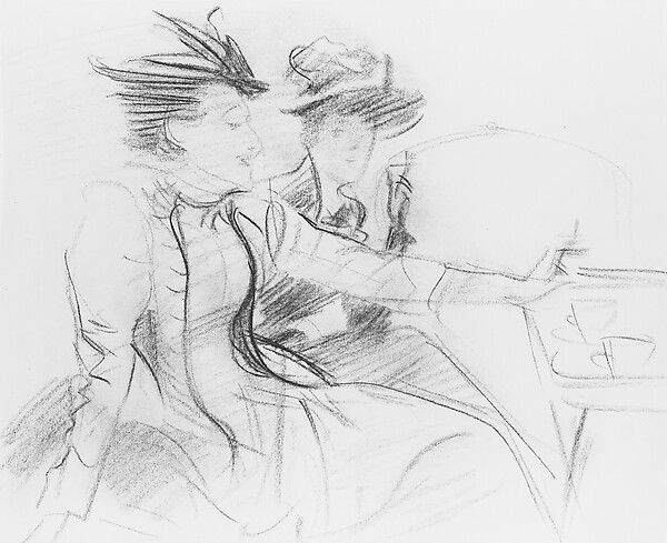 Two Women in a Café by John Singer Sargent, The Metropolitan Museum of Art