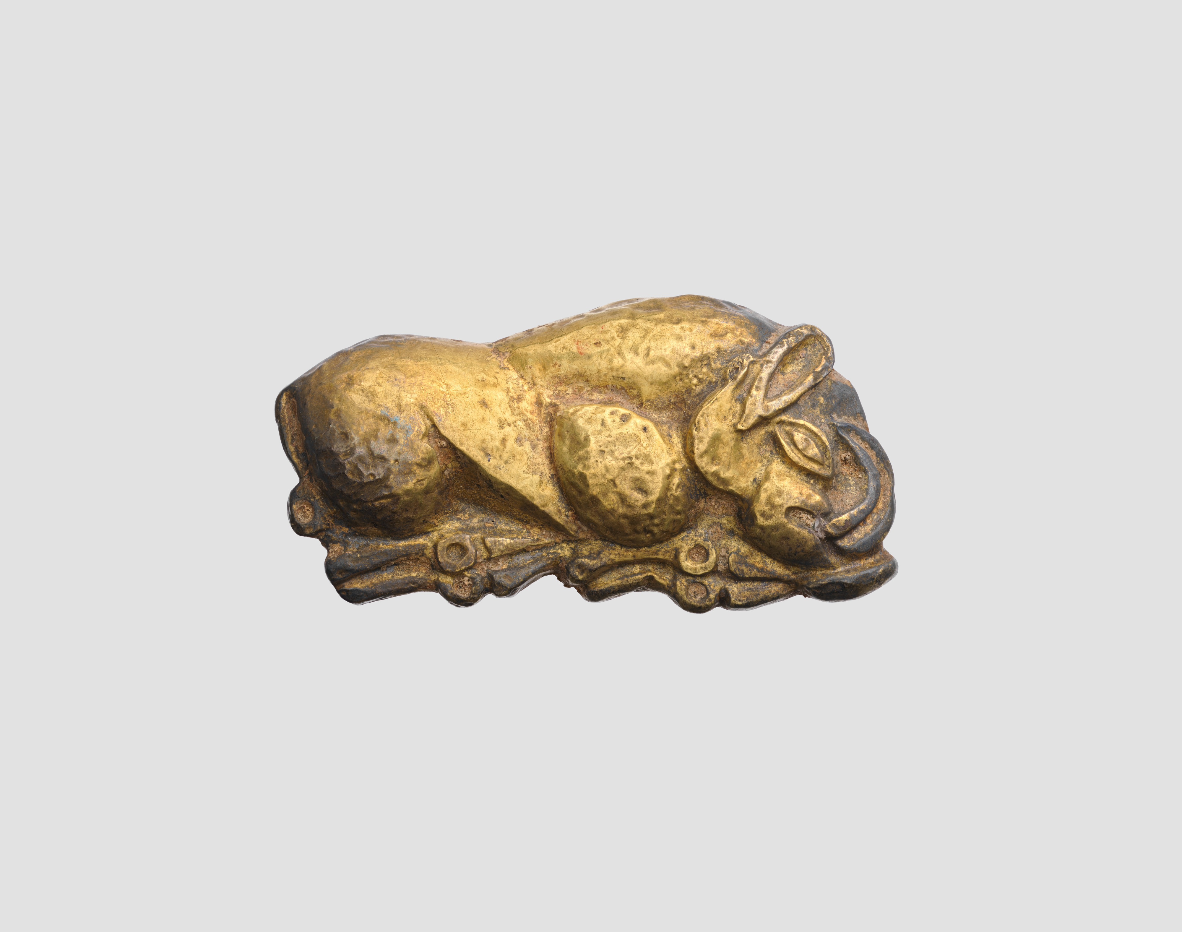 Harness or bridle ornament in the form of a boar, Scythian